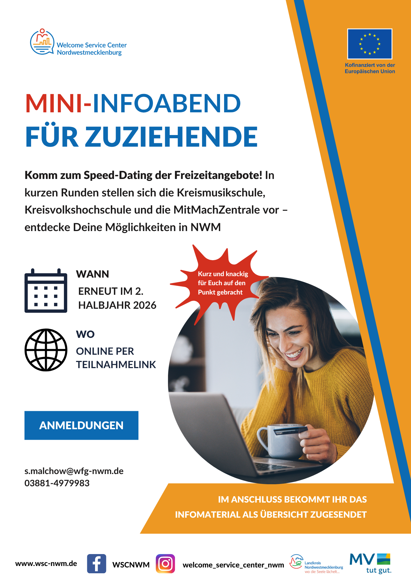Format für Zuzügler in Nordwestmeclenburg