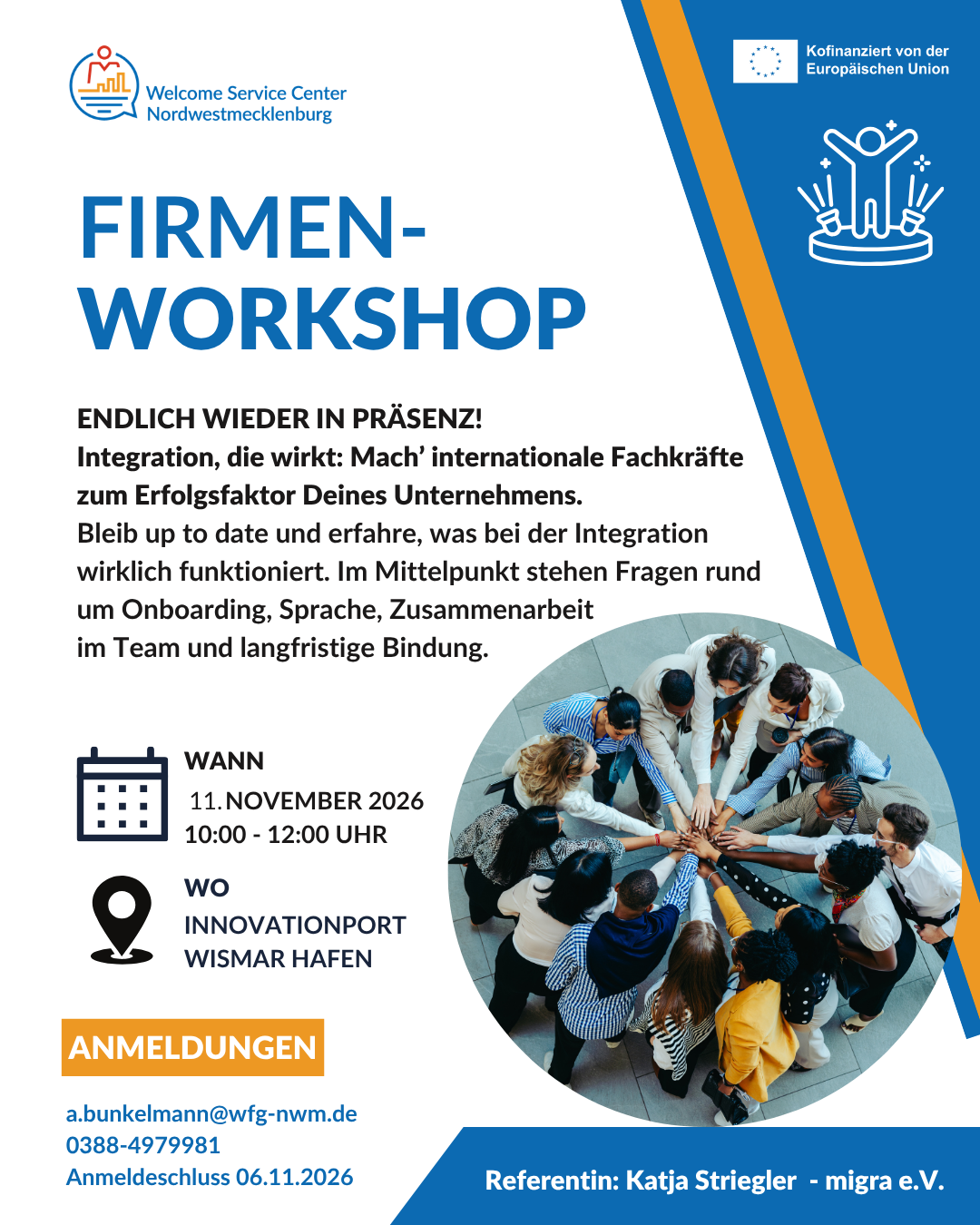 Online Mini Workshop für Unternehmen Integration
