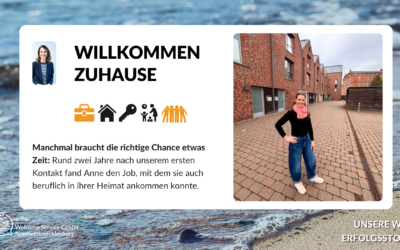 Zurück zu den Wurzeln: Anne ist wieder zuhause